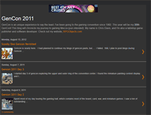 Tablet Screenshot of gencon.rpgobjects.com